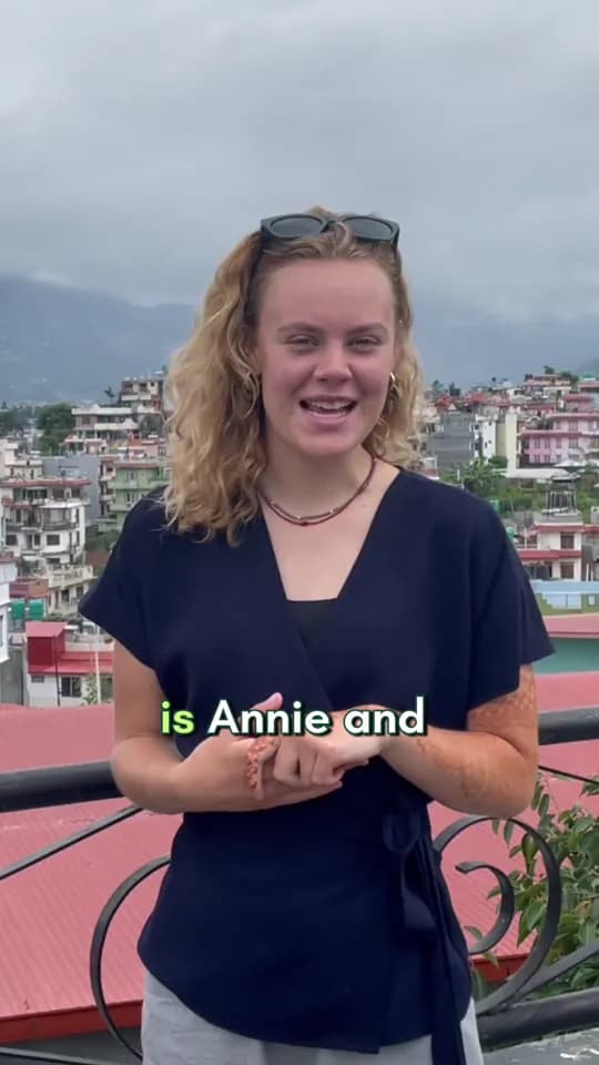 A traveller on a HeyLocals trip