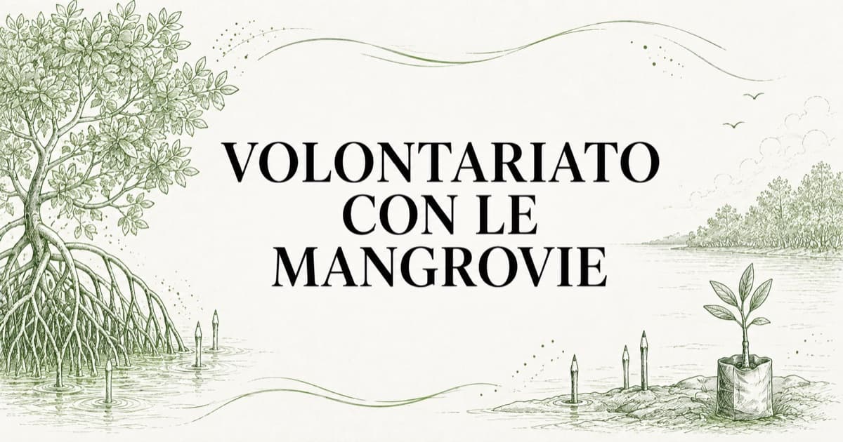 Volontariato con le mangrovie: attività e progetti