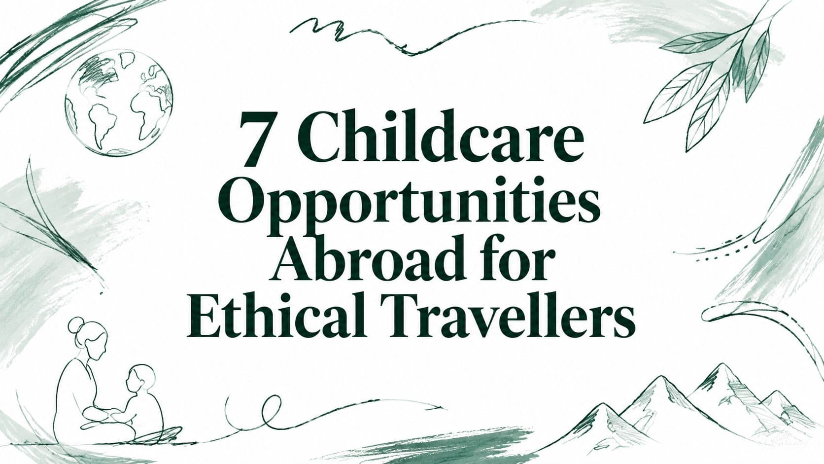 7 Childcare Opportunities Abroad for Ethical Travellers