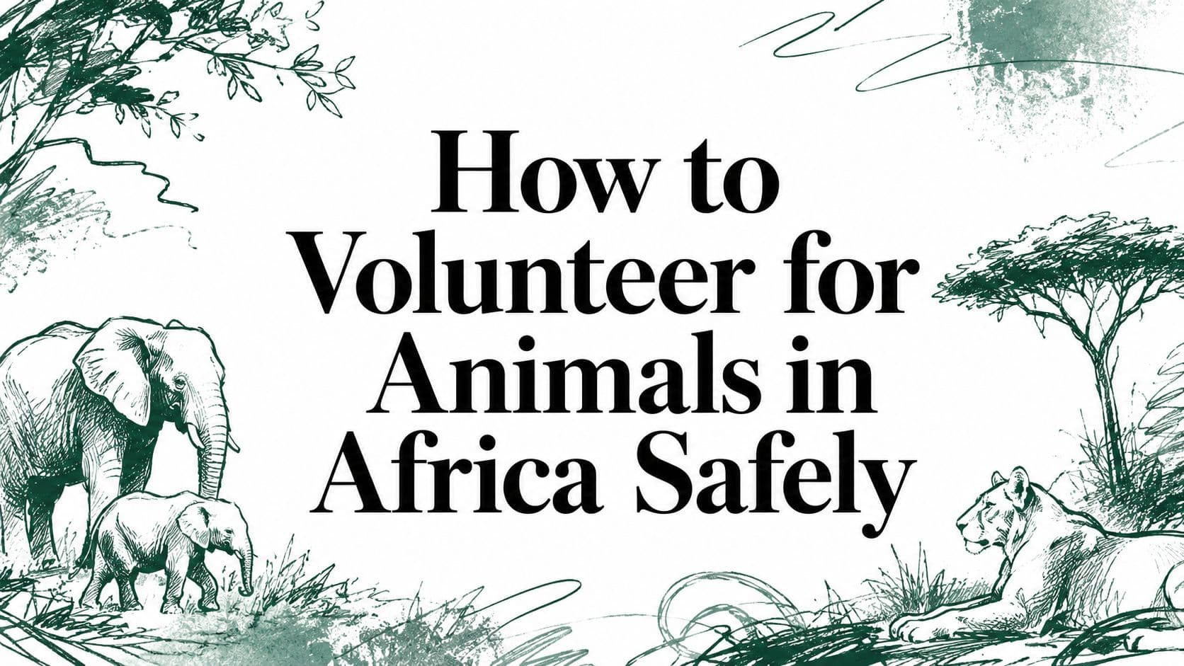 How to Volunteer for Animals in Africa Safely